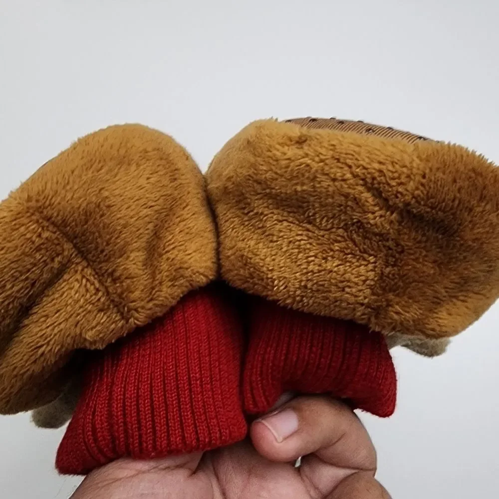 Gymboree Boys Girls Unisex Christmas Holiday Reindeer Slippers Size 11-12